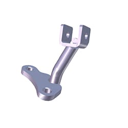 FRONT FOOT REST BRACKET RH SPL+BS6 HERO 28 (50160ACK000S) — image 1
